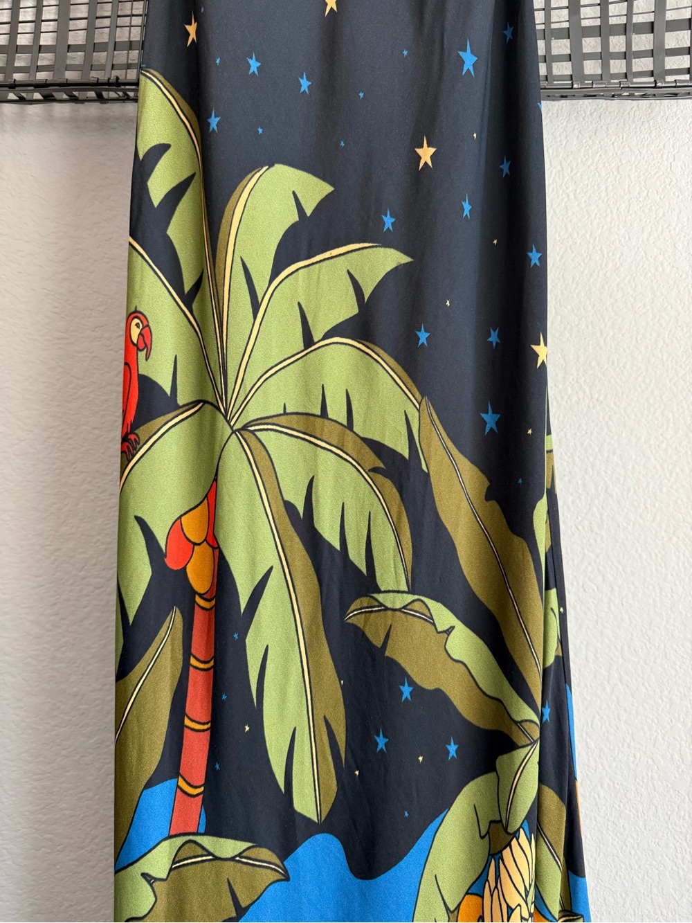 Farm Rio Copacabana night sky tropical slip dress - Picture 3 of 9